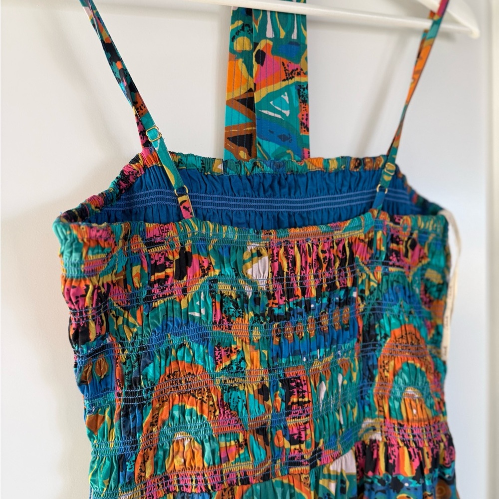 Cleobella Teal Multicolor Printed Jumpsuit - Picture 5 of 5